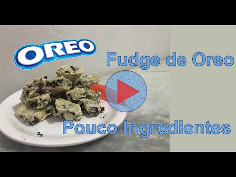 Fudge de Oreo com Poucos Ingredientes - Rayelle Amorim