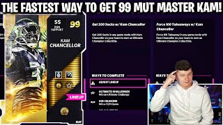 THE FASTEST WAY TO GET 99 KAM CHANCELLOR! COMPLETE MUT MASTER KAM OBJECTIVES FAST! | MADDEN 22