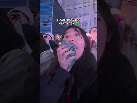 HAVE U EVER WENT TO A 10°C K-POP CONCERT? I DID.. 🥶 #kpop #concert #세븐틴 #seventeen #carat #korea