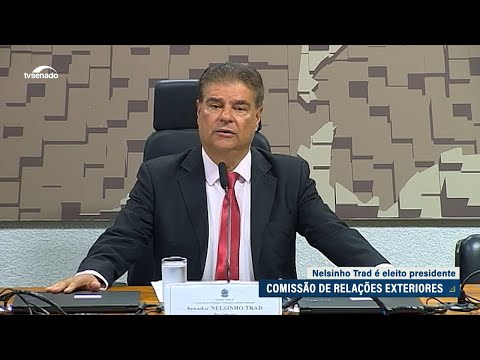 Eleito presidente da CRE, Nelsinho Trad destaca desafios do comércio internacional