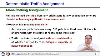 Lecture 47: Deterministic Traffic Assignment I