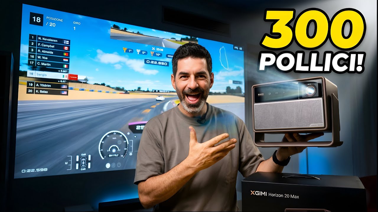 È talmente perfetto che sembra fatto da Apple ! 300 Pollici di Follia Pura Xgimi Horizon 20 Max