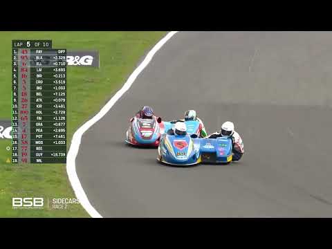 British Sidecar Championship 2025 RND 6 Brands Hatch Race 2 BSB