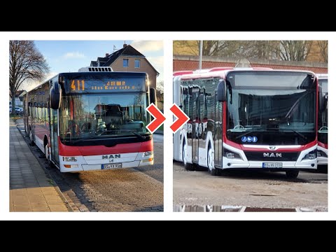 Neu gegen Alt: Abschied der alten "09er" Busse der BSVG + Blick in die neuen "23er"
