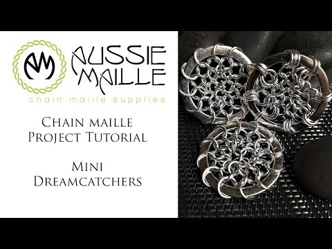 Chain Maille Project Tutorial - Mini Dreamcatchers