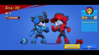 Brawl Stars getting blessed buster skin and getting brawl pass rewards #brawlstars