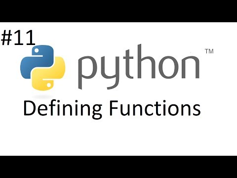 Python 3 6 Tutorial 11defining Functions