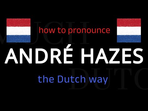 Learn How To Say ANDRÉ HAZES in Dutch in Seconds!
