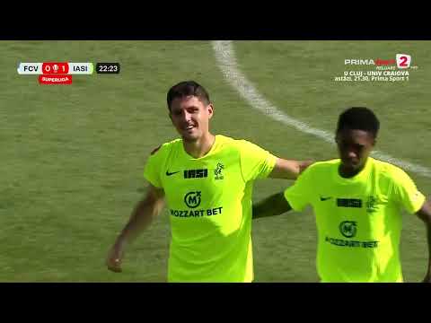 GOOOL! Voluntari - Poli Iași 0-1.Marchioni deschide scorul, cu un șut superb de la marginea careului
