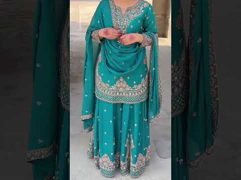 PARTY DRESS GOALS✨❤👗#dress #partydress #partywear #sharara #fashion #unfrezzmyaccount #shorts