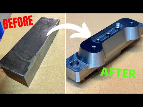 Manufacturing a simple component (cnc milling)