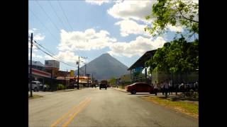 preview picture of video 'La Fortuna, Costa Rica - Time Lapse Drive Through Town'