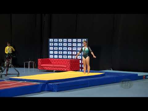 PINELAS Bruna (POR) W - 2022 Trampoline Worlds, Sofia (BUL) - Q Tumbling Exercise 1