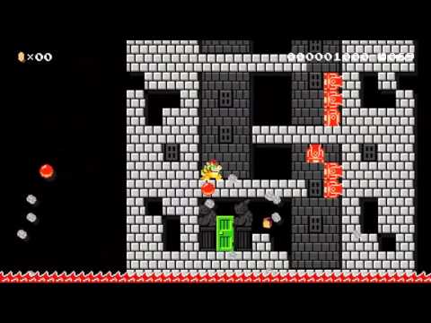 Bowser's Great Escape by Guscha - Super Mario Maker - No Commentary 1AD