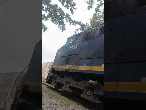 Trem de carga da MRS passando em Belford roxo RJ #trem