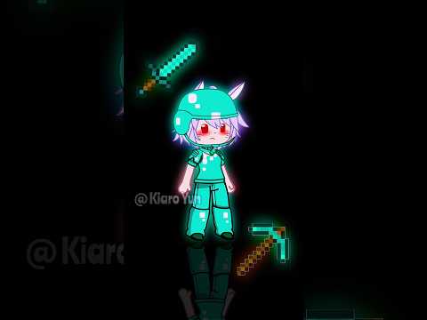 ⛏💚#minecraft #gacha #gachalife #meme #gachaanimation