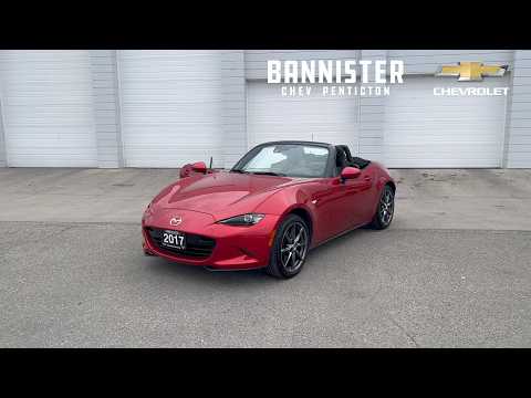 2017 Mazda MX-5 2dr Conv Man GT in Red for sale at Bannister Chevrolet Penticton in Penticton, BC