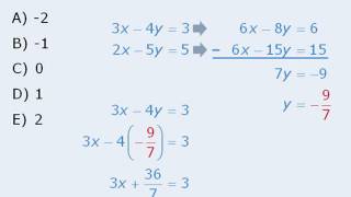 GMAT Practice Question -  System of equations