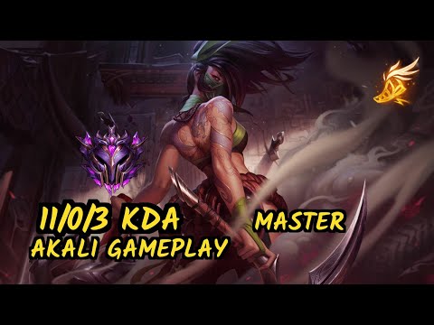 TF Blade (AKALI) vs JAX - 11/0/3 KDA TOP GAMEPLAY - NA Ranked MASTER