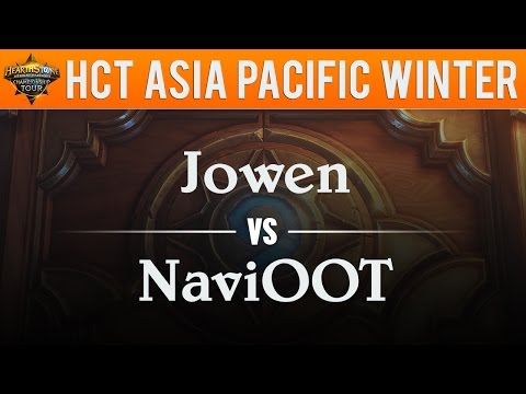 Jowen vs NaviOOT - Hearthstone Championship Tour Asia Pacific 2017:  Swiss Round 3