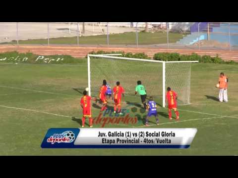 JUV. GALICIA (1) vs (2) SOCIAL GLORIA - ETAPA PROVINCIAL - 4TOS DE FINAL/VUELTA 2016.