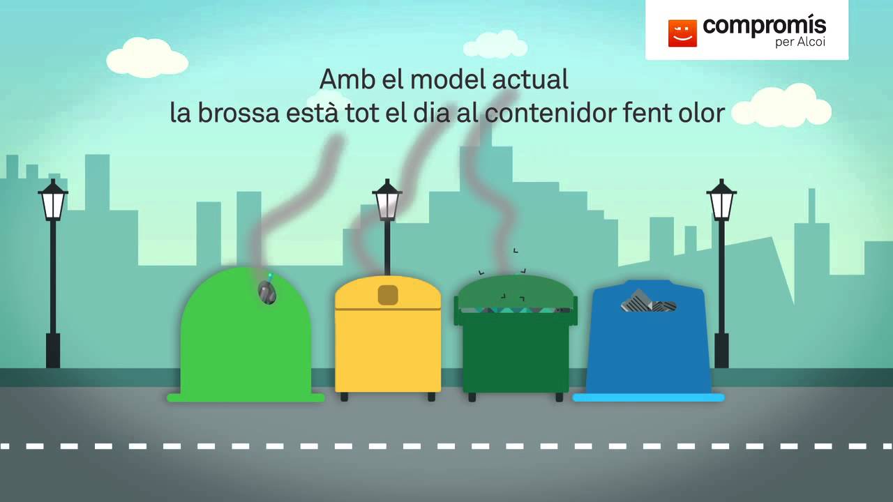 Compromís preguntarà el govern d'Alcoi si pensen netejar els contenidors dels carrers ara que ve la calor
