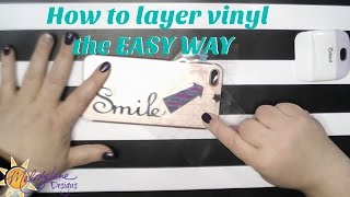 Layering Vinyl The Easy Way | Registration Marks