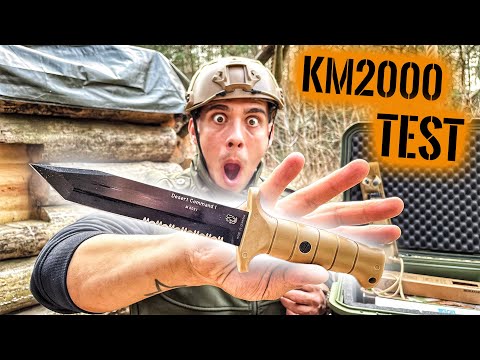 KM2000 im TEST - wird es überleben? | Bushcraft Messer EXTREM TEST #1 | Survival Mattin