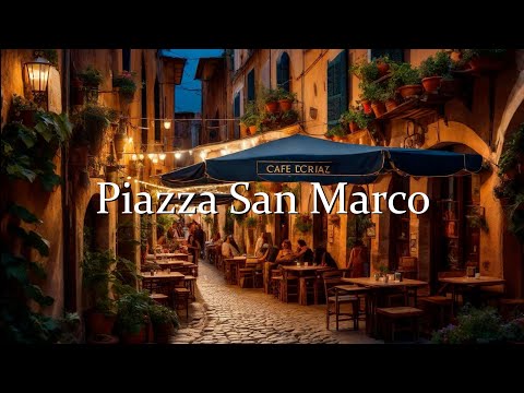 Romance Italian Seaside Cafe Ambience #125 🎶 48.0kHz