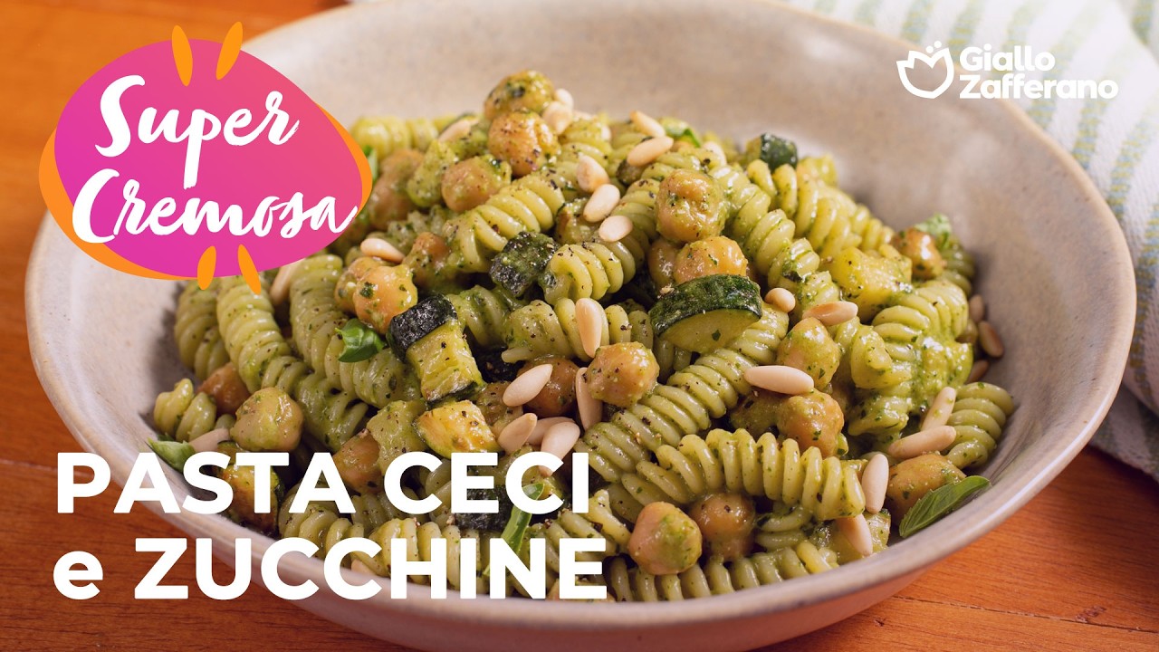 Solo 15 MINUTI ⏱️ pasta ceci e zucchine facile e VELOCISSIMA🌿