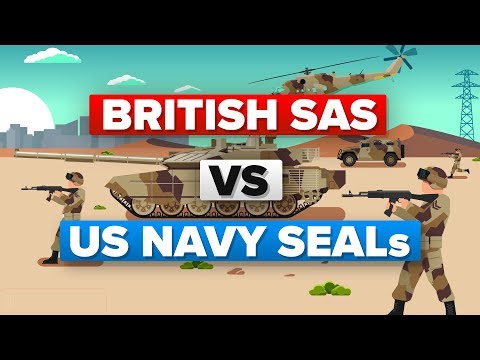 British SAS Soldiers vs US Navy SEALs - Military Training Comparison