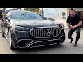 2024 NEW Mercedes S63 AMG BRUTAL Drive Full Review V8 Sound Interior