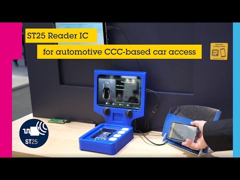 ST@MWC - NFC for automotive: CR13 to enable your applications