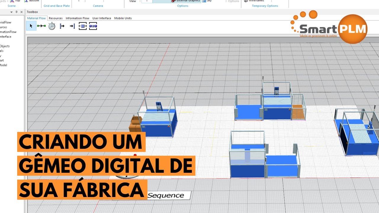 Criando o gêmeo digital do seu processo - Plant Simulation SmartPLM