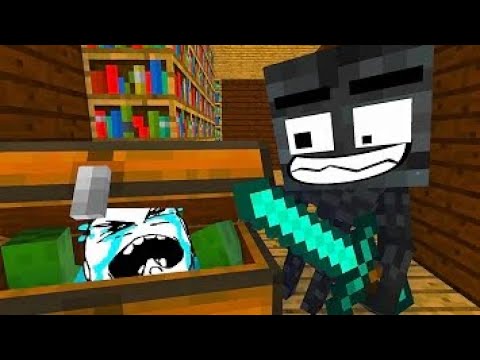 Monster School : HIDE AND SEEK CHALLENGE - Minecraft Animation (Reupload)