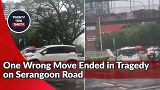 64-Year-Old Driver Dies After Self-Skid Crash Along Serangoon Road in Wet Weather
