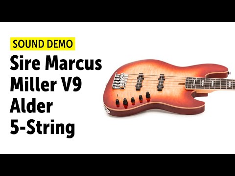 Пример звучания бас-гитары Sire Marcus Miller V9 Alder-4
