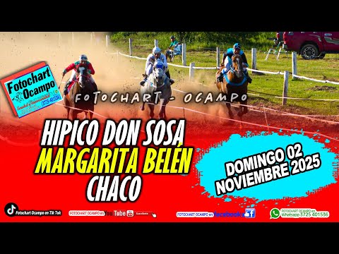 HÍPICO DON SOSA.-MARGARITA BELÉN - CHACO- Resumen de la Reunión del 02/11/2025