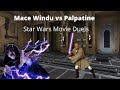 Star Wars Movie Duels Mace Windu Vs Palpatine On Naboo