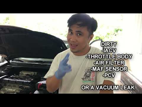 2007 KIA SPECTRA IDLE PROBLEMS?!?.....and how to fix it!