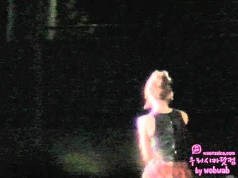 100821 SNSD fancam Naengmyun Hyo YoonA by wobwab