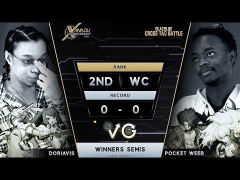 XCS FGC Finals BB:CTB -  Doriavis Vs.  Pocket Weeb - BlazBlue: Cross Tag Battle Winners Semis