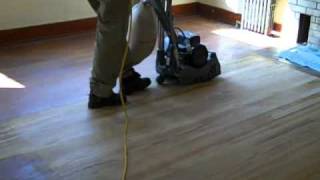 preview picture of video 'Hardwood Floor Sanding and Staining - Drum Sanding - Hurley NY'