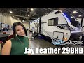 Check out this Video for a 2026 Jayco Jay Feather 29BHB(Stock #T138383)  for sale by Blue Compass RV Des Moines. This unit is located in Altoona, IA