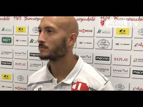 Sala Stampa Padova-Seregno, Santini: "Erano cinque mesi che aspettavo questo gol"