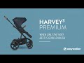 миниатюра 0 Видео о товаре Коляска прогулочная Easywalker Harvey 3 Premium, Jet Black All Black (Черный / Черный бампер)