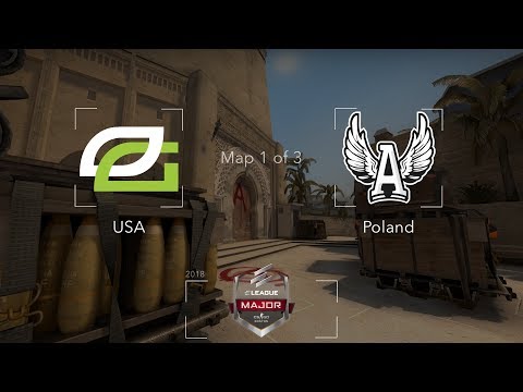 OpTic Gaming vs AGO Map 1 (Mirage) - Europe Minor, ELEAGUE Major 2018