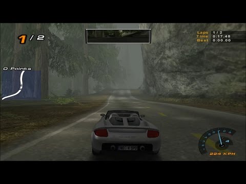 Need For Speed: Hot Pursuit 2 - Carrera GT - National Forest [1080p60 - GTX 750Ti - 25/45]