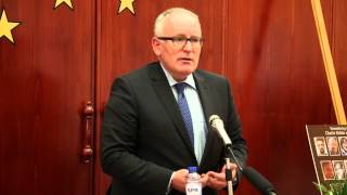Memorial Ceremony - First Vice-President Frans Timmermans - 2015