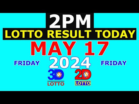 Lotto Result Today 2pm May 17 2024 (PCSO)
